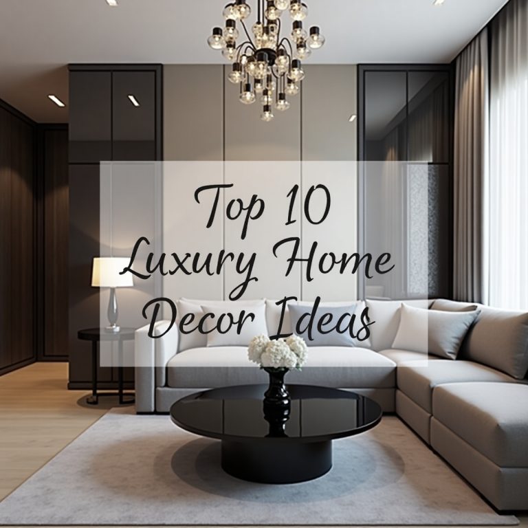 Top 10 Luxury home Decore Ideas